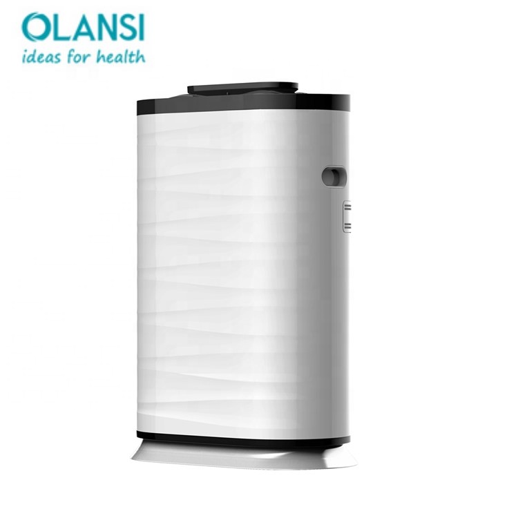 Olansi K09A 600CADR Niedriger Noise HEPA Luftreiniger Lasersensor und Staubsensor PM1.0 PM2.5 WiFi Fernbedienung Luftreiniger für Zuhause