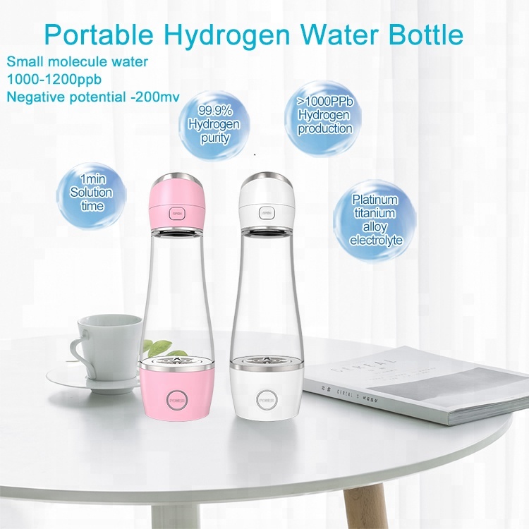 1000PPB Wasserstoffwasserbereiter Flasche tragbares reichhaltiges Wasserstoffwasser