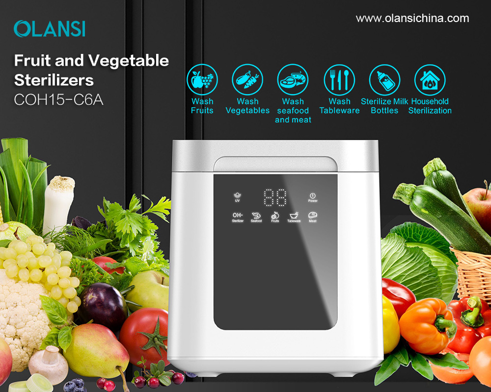 Beste Ultraschall-Ozon-Obst- und Gemüsewasch-Reinigungsmaschine und Gemüse-Frucht-Sterilisator-Reiniger-Waschmaschine für Zuhause in den USA und Kanada